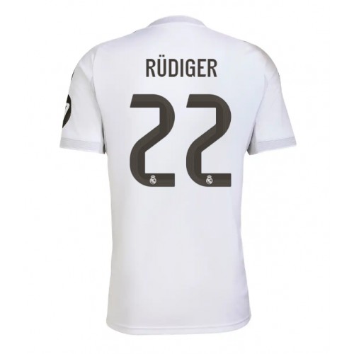Real Madrid Antonio Rudiger #22 Hemmatröja 2025-26 Kortärmad Real Madrid Antonio Rudiger #22 Hemmatröja 2025-26 Kortärmad